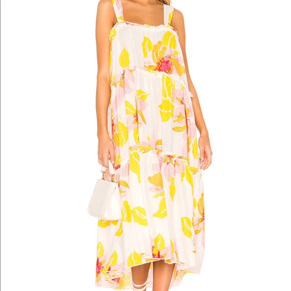 NWT Free People Moonshine Midi Dress - Picture 4 of 9